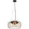HLW LED Black & Gold LED Pendant Lamp Trion Tymon - 3-light E27, Adjustable