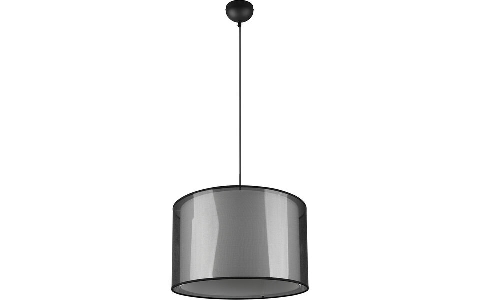 HLW LED LED Pendant Lamp Trion Bidon - Black LED Pendant Lamp with Smoke-colored Light Window