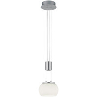 Dimmable White LED Pendant Lamp 8W - Warm White, Matte Nickel