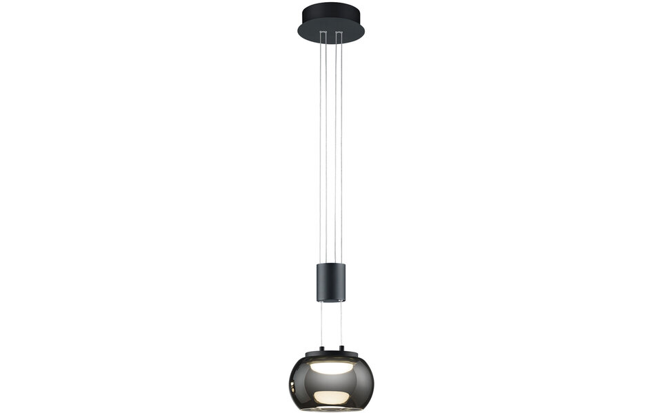 HLW LED Dimbare LED Hanglamp 8W - Mat Zwart & Wit - Warm Wit 3000K - Modern & Energiezuinig HLW LED Dimbare LED Hanglamp 8W - Mat Zwart & Wit - Warm Wit 3000K - Modern & Energiezuinig
