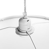 HLW LED Fabric LED Pendant Lamp Aigi Utra - Matte White Round LED Lamp with E27 Fitting