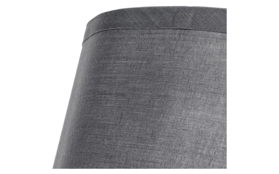 HLW LED Modern Fabric LED Pendant Lamp Gray - Matte Gray Plastic, E27 Fitting