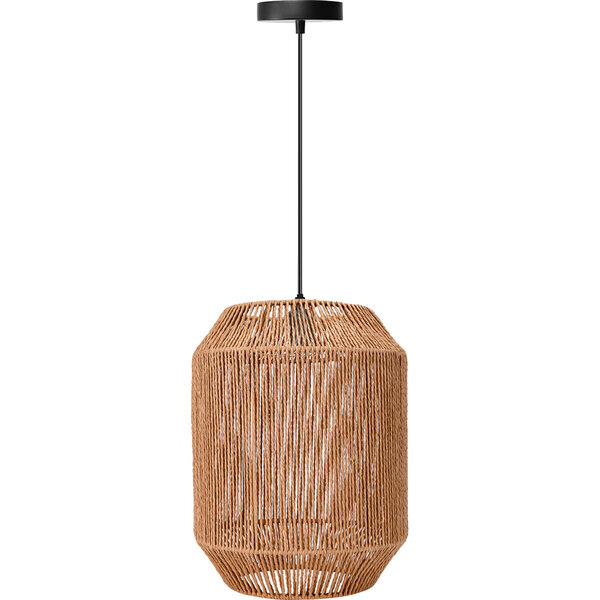 HLW LED LED Hanglamp Aigi Aly - Rond Mat Bruin Papier met E27 Fitting, 1 Lichtpunt HLW LED LED Hanglamp Aigi Aly - Rond Mat Bruin Papier met E27 Fitting, 1 Lichtpunt