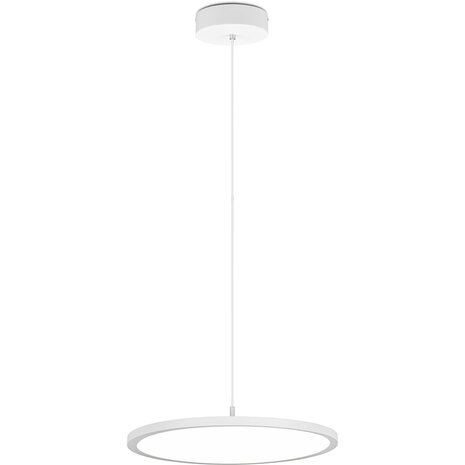 Witte Dimbare LED Hanglamp 29W met Neutraal Wit Licht – Modern & Verstelbaar Witte Dimbare LED Hanglamp 29W met Neutraal Wit Licht – Modern & Verstelbaar