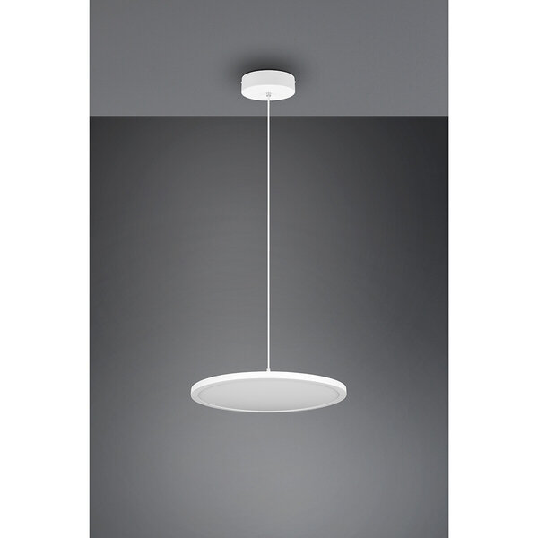 HLW LED Witte Dimbare LED Hanglamp 29W met Neutraal Wit Licht – Modern & Verstelbaar HLW LED Witte Dimbare LED Hanglamp 29W met Neutraal Wit Licht – Modern & Verstelbaar