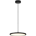 Dimmable LED Pendant Lamp 29W - Matte Black & White, Warm White 3000K, Modern Design
