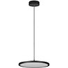 HLW LED Dimmable LED Pendant Lamp 29W - Matte Black & White, Warm White 3000K, Modern Design