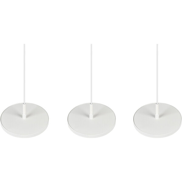 HLW LED Dimbare LED Hanglamp 30W - Mat Wit, Neutraal Wit Licht 4000K, 3-lichts HLW LED Dimbare LED Hanglamp 30W - Mat Wit, Neutraal Wit Licht 4000K, 3-lichts