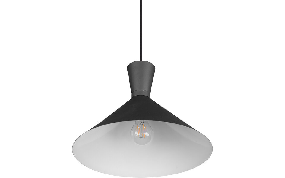 HLW LED LED Pendant Lamp Trion Ewomi - Matte Black Aluminum, Ø35cm, E27 Fitting