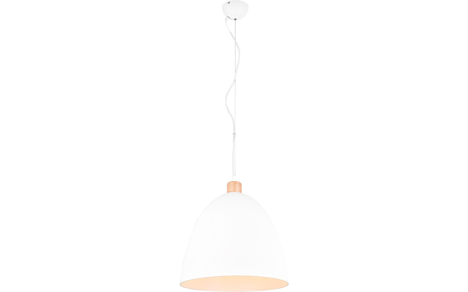 HLW LED Witte LED Hanglamp Trion Jaguar - Mat Wit Aluminium - 60W LED E27