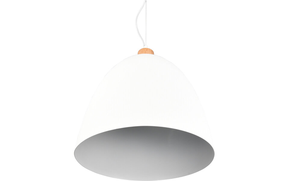 HLW LED Witte LED Hanglamp Trion Jaguar - Mat Wit Aluminium - 60W LED E27