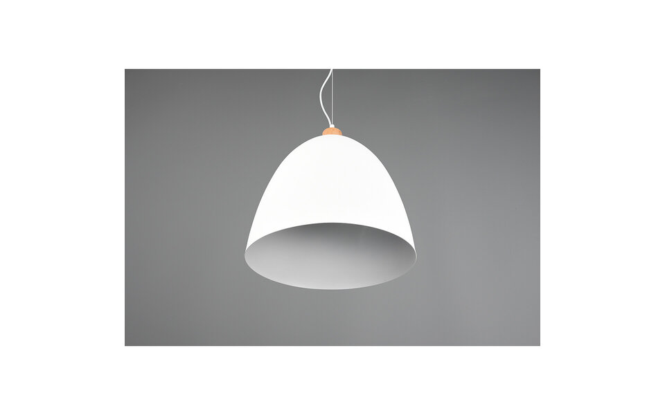 HLW LED Witte LED Hanglamp Trion Jaguar - Mat Wit Aluminium - 60W LED E27