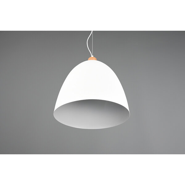 HLW LED Witte LED Hanglamp Trion Jaguar - Mat Wit Aluminium - 60W LED E27 HLW LED Witte LED Hanglamp Trion Jaguar - Mat Wit Aluminium - 60W LED E27