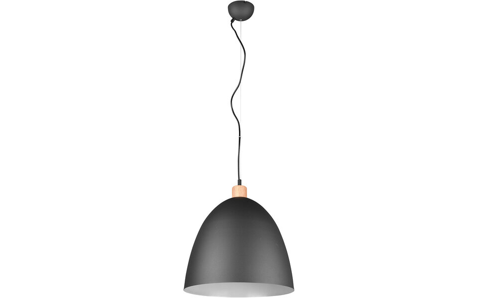 HLW LED Stylish LED Pendant Lamp Trion Jaguar - Matte Black, 60W LED, E27 Fitting