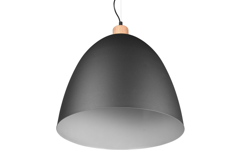 HLW LED Stijlvolle LED Hanglamp Trion Jaguar - Mat Zwart, 60W LED, E27 Fitting