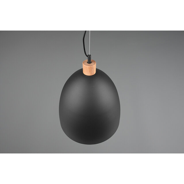 HLW LED Stylish LED Pendant Lamp Trion Jaguar - Matte Black, 60W LED, E27 Fitting