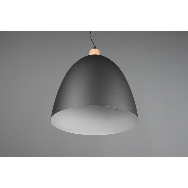 HLW LED Stylish LED Pendant Lamp Trion Jaguar - Matte Black, 60W LED, E27 Fitting