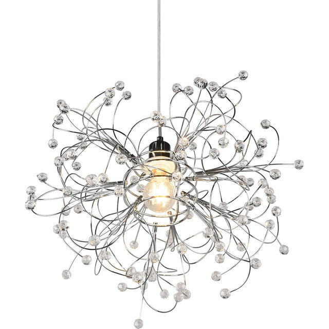 HLW LED LED Pendant Lamp Trion Guston - Matte Chrome, Aluminum, E27 Fitting, Adjustable