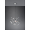 HLW LED LED Pendant Lamp Trion Guston - Matte Chrome, Aluminum, E27 Fitting, Adjustable