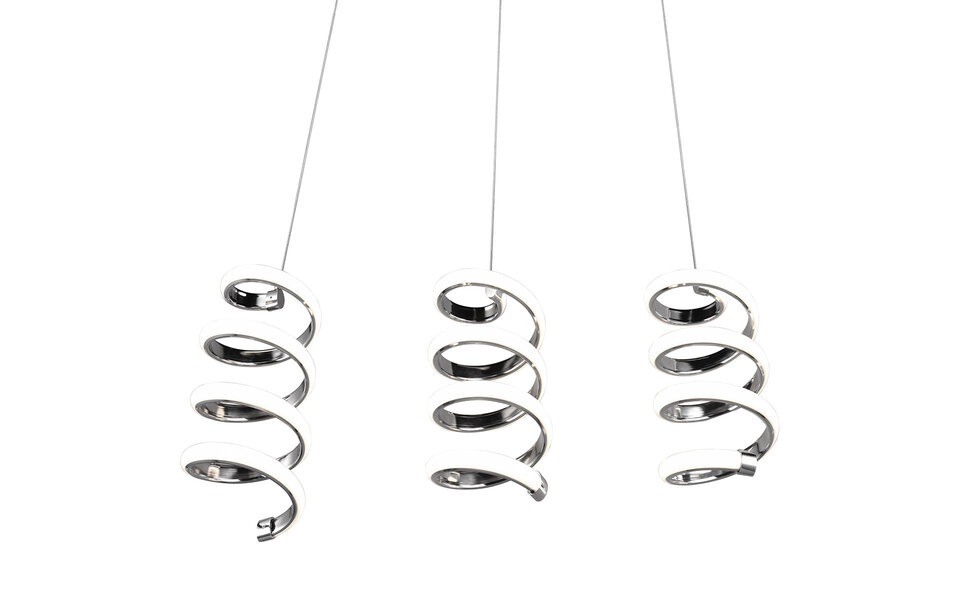 HLW LED Elegant Metal LED Pendant Lamp 8W - White LED Pendant Lamp Neutral White 4000K