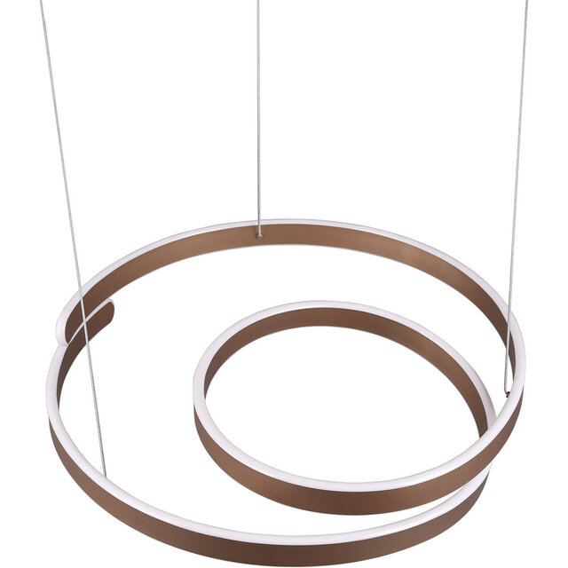HLW LED Trion Renie 68W LED Pendant Lamp - Dimmable, Metal Round Design in Warm White