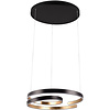 Dimbare LED Hanglamp 68W - Zwart, Wit & Goud - Warm Wit Dimbare LED Hanglamp 68W - Zwart, Wit & Goud - Warm Wit