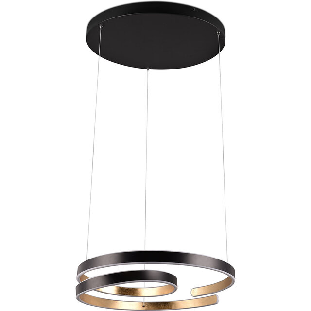 Dimbare LED Hanglamp 68W - Zwart, Wit & Goud - Warm Wit Verlichting per ruimte Dimbare LED Hanglamp 68W - Zwart, Wit & Goud - Warm Wit Verlichting per ruimte