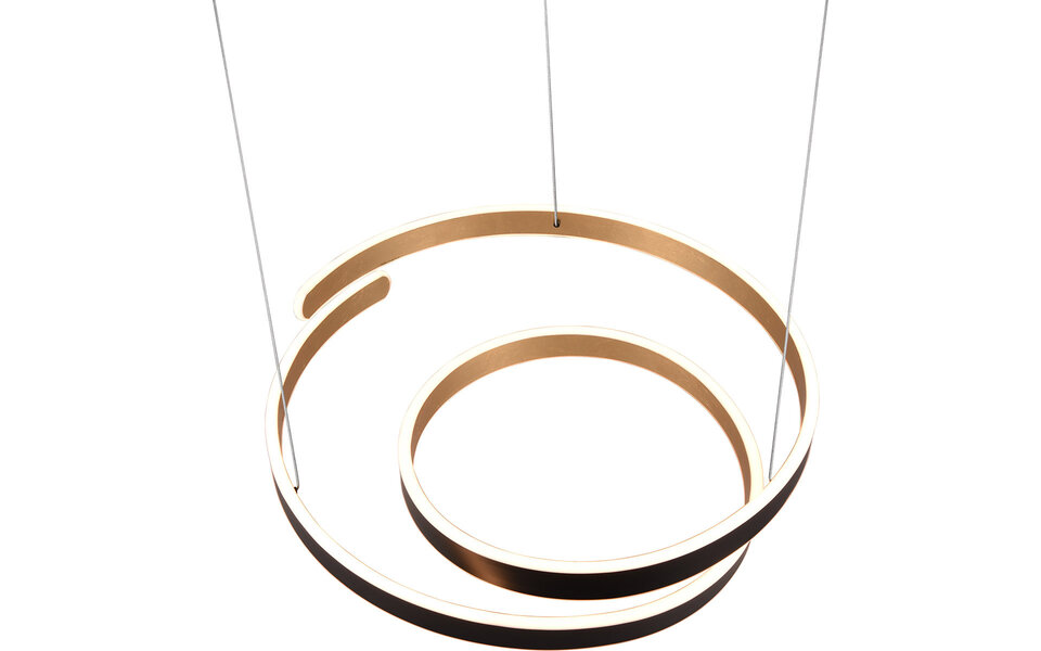 HLW LED Metal Dimmable LED Pendant Lamp 68W - Black, White & Gold - Warm White 3000K HLW LED Metal Dimmable LED Pendant Lamp 68W - Black, White & Gold - Warm White 3000K