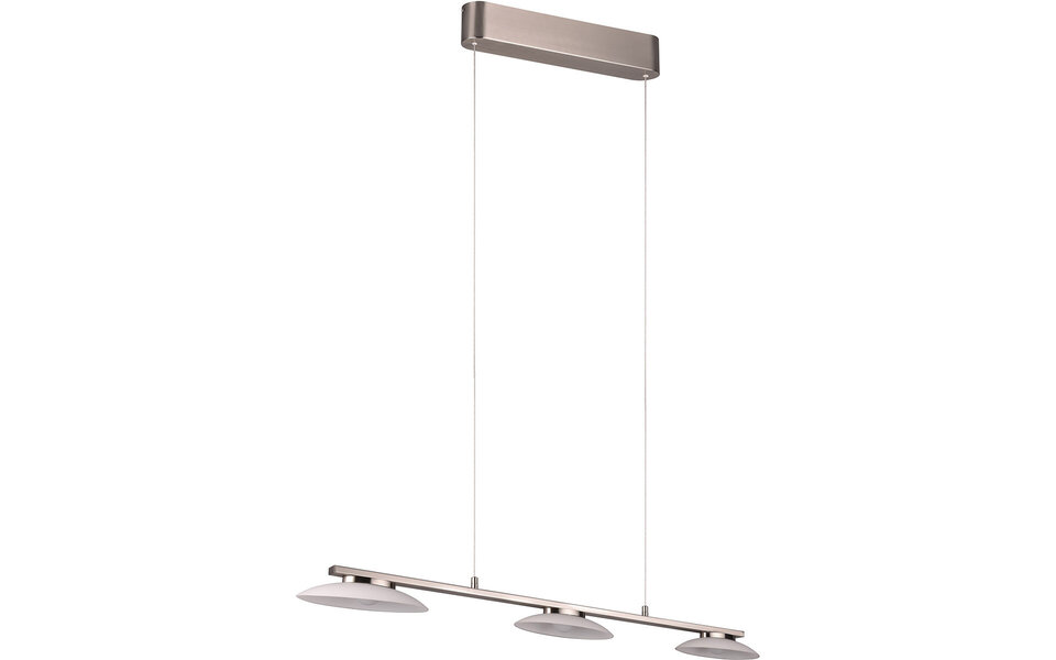 HLW LED Modern Metal LED Pendant Lamp 9W - Dimmable, Warm White 3000K, Matte Nickel