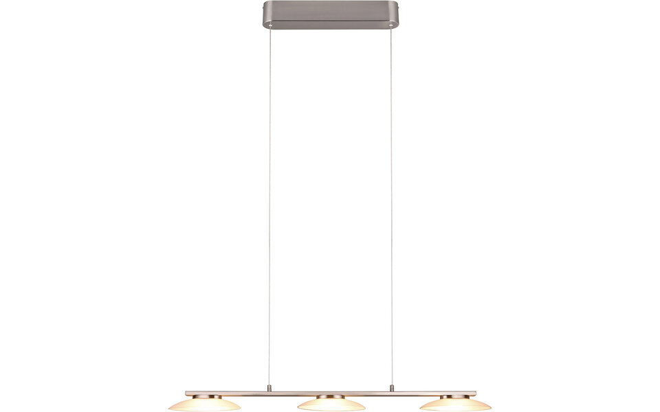 HLW LED Modern Metal LED Pendant Lamp 9W - Dimmable, Warm White 3000K, Matte Nickel
