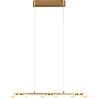 HLW LED Metal Dimmable LED Pendant Lamp 3-light - 9W Warm White - Matte Brass