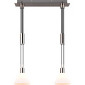 LED Pendant Lamp Trion Stey - Metal LED Pendant Lamp with Glass, E27 Fitting, 2 Lights