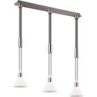 HLW LED LED Hanglamp Trion Stey - Metalen LED Hanglamp met Glas en 3 Lichtpunten