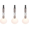 HLW LED LED Pendant Lamp Trion Stey - Metal LED Pendant Lamp with Glass and 3 Light Points