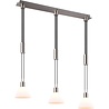 HLW LED LED Pendant Lamp Trion Stey - Metal LED Pendant Lamp with Glass and 3 Light Points