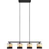 LED Pendant Lamp Trion Lazo - Metal Black 4-light E14 LED Pendant Lamp Trion Lazo - Metal Black 4-light E14