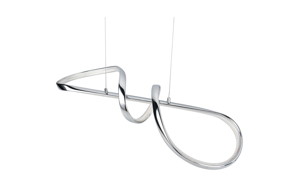 HLW LED Elegant Dimmable Metal LED Pendant Lamp 37W - White LED Lamp with Natural White Light