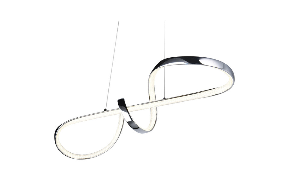 HLW LED Elegant Dimmable Metal LED Pendant Lamp 37W - White LED Lamp with Natural White Light