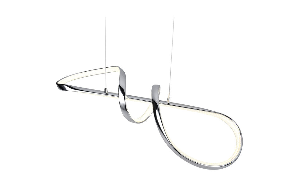 HLW LED Elegante Dimbare Metalen LED Hanglamp 37W - Witte LED Lamp met Natuurlijk Wit Licht