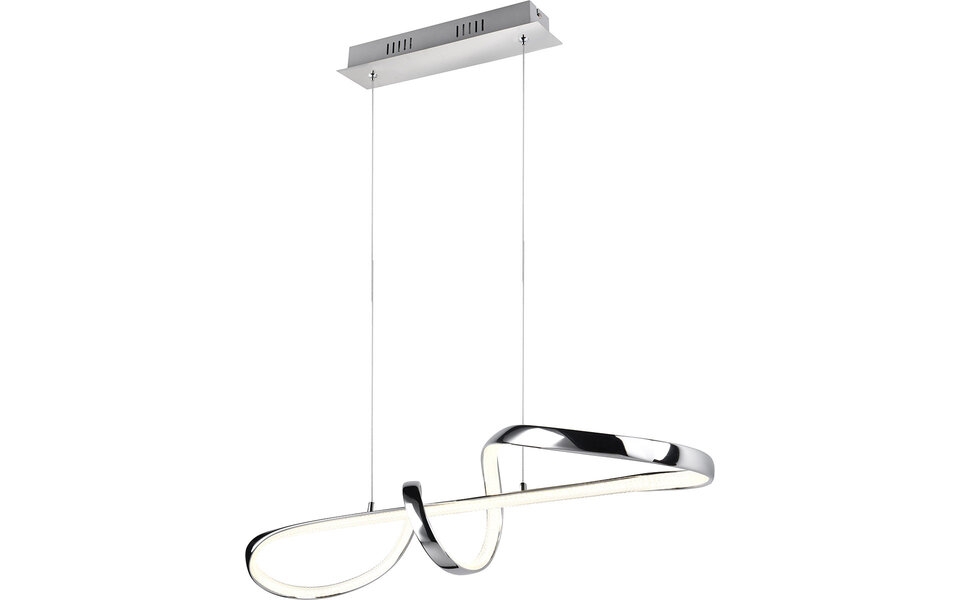 HLW LED Elegant Dimmable Metal LED Pendant Lamp 37W - White LED Lamp with Natural White Light