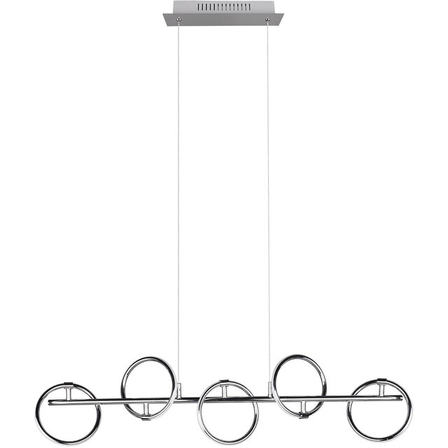 HLW LED Witte Metalen LED Hanglamp Trion Arko - 5 Draaibare Lichtpunten, 4W LED Warm Wit