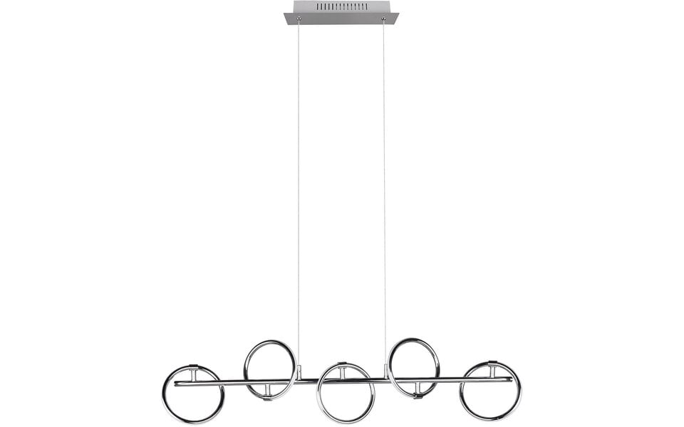 HLW LED Witte Metalen LED Hanglamp Trion Arko - 5 Draaibare Lichtpunten, 4W LED Warm Wit