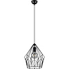 Matte Black Metal LED Pendant Lamp - E27 Fitting - 1-Light Matte Black Metal LED Pendant Lamp - E27 Fitting - 1-Light