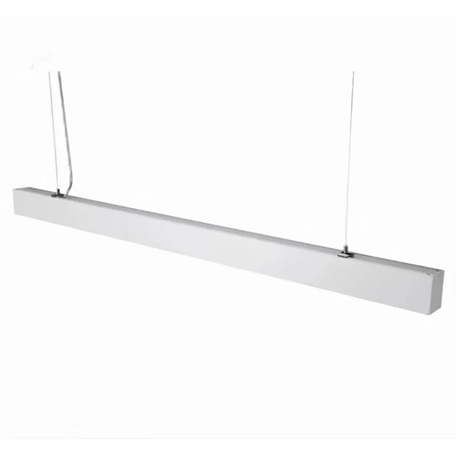 HLW LED Linear White LED Pendant Lamp 40W - Warm White 3000K, 120cm Light Output