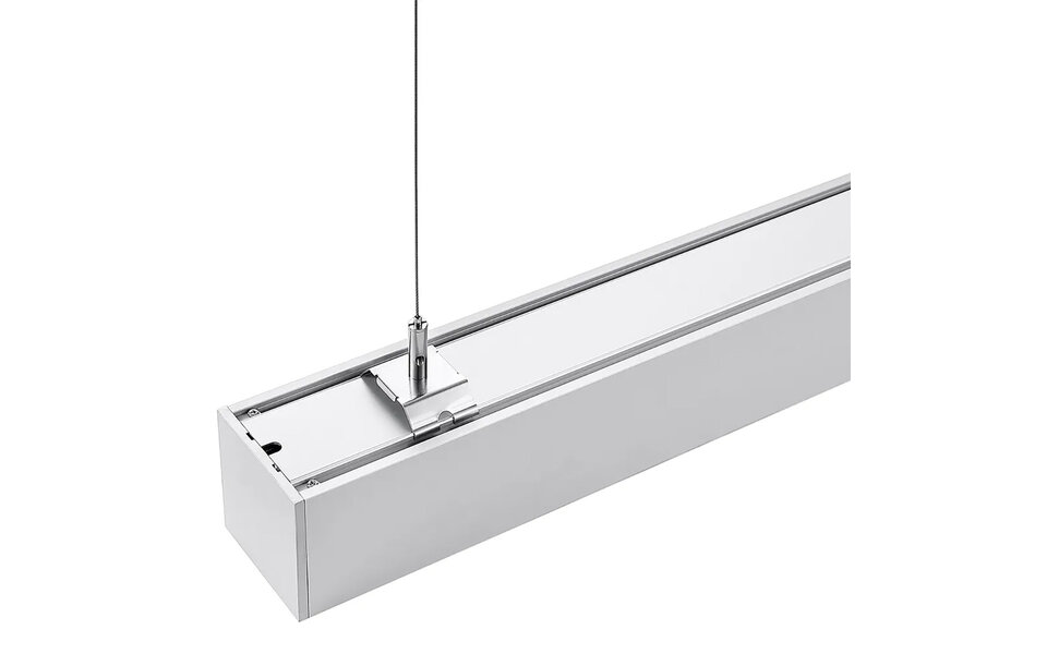 HLW LED Linear White LED Pendant Lamp 40W - Warm White 3000K, 120cm Light Output