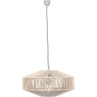 Witte LED Hanglamp - Trion Silka Metalen LED Lamp 61cm Witte LED Hanglamp - Trion Silka Metalen LED Lamp 61cm