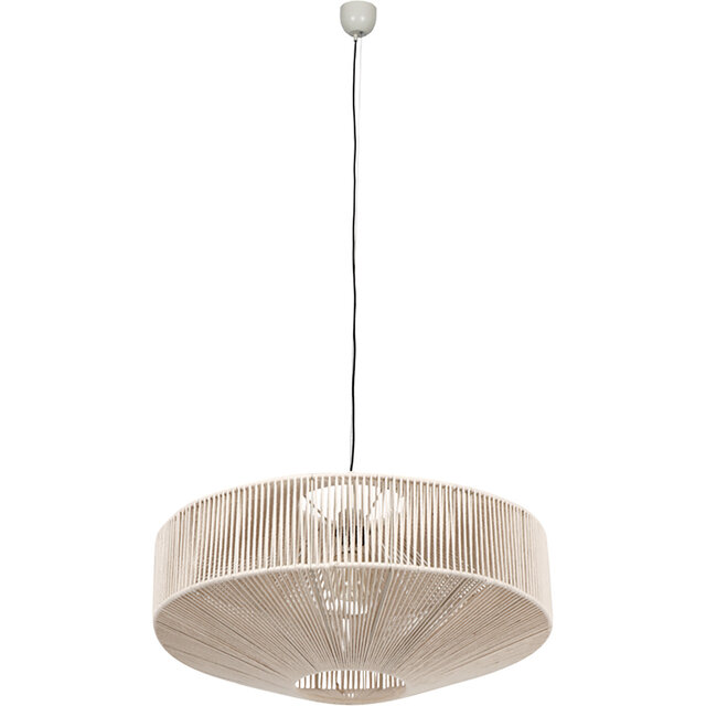 HLW LED Metal LED Pendant Lamp Trion Silka - White LED Lamp 61cm, Adjustable & Energy Efficient