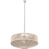 HLW LED Metal LED Pendant Lamp Trion Silka - White LED Lamp 61cm, Adjustable & Energy Efficient