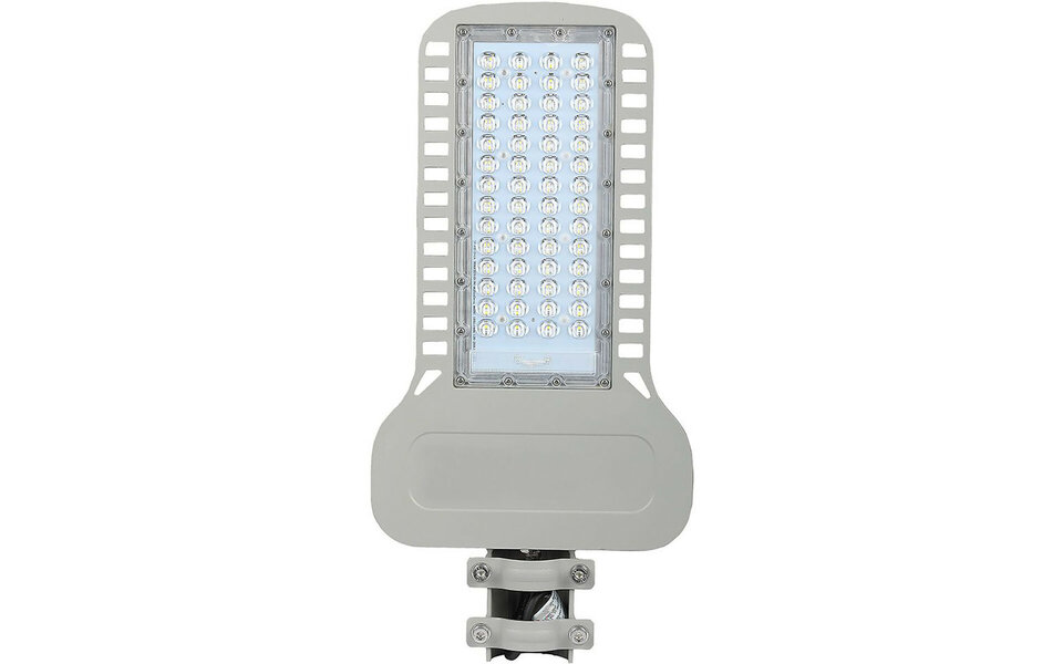 HLW LED Waterproof Smart 100W LED Street Light - Aluminum, Matte Gray, Natural White 4000K
