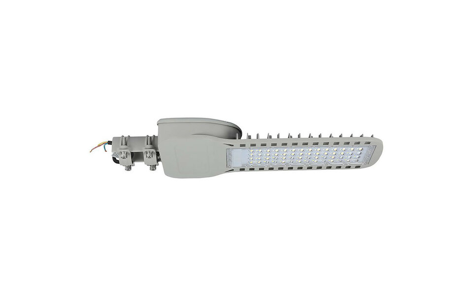 HLW LED Waterdichte Slimme 100W LED Straatlamp - Aluminium, Mat Grijs, Natuurlijk Wit 4000K